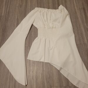 White off the shoulder